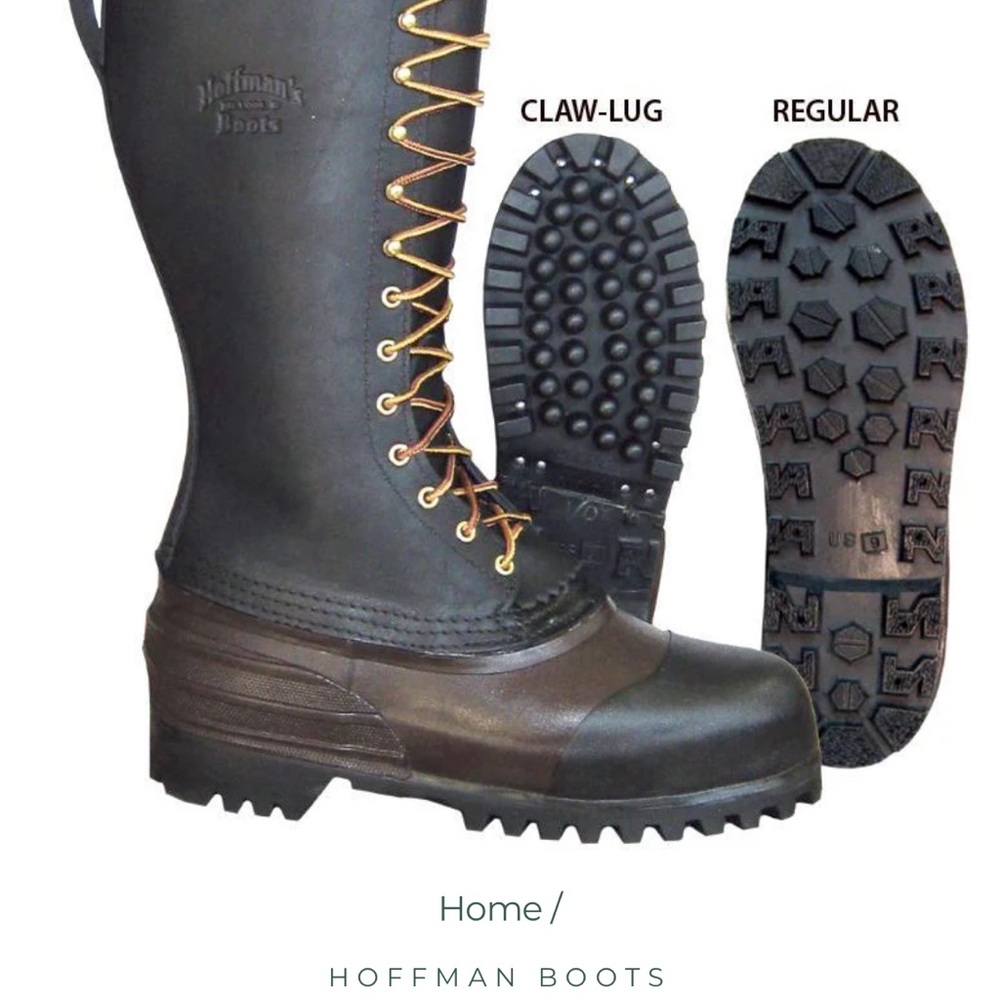 Hoffman mens pack boots size 11 claw lug sole